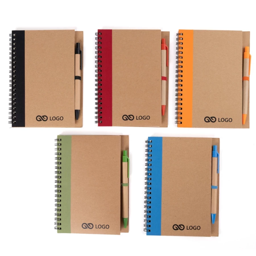 Bloc de notas Eco3 con bolígrafo 