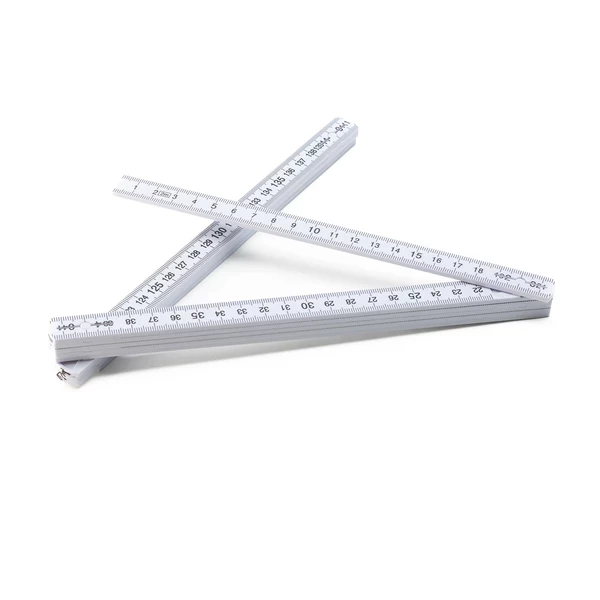 Cinta métrica plegable 2 m - Blanca