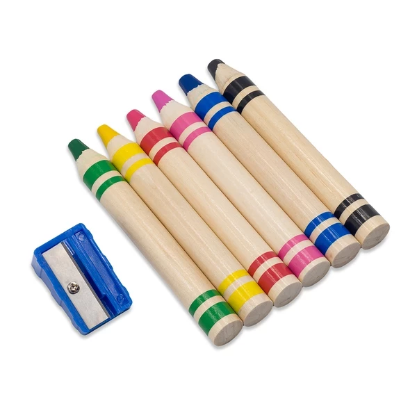 Juego de lápices de colores jumbo Grandissi 