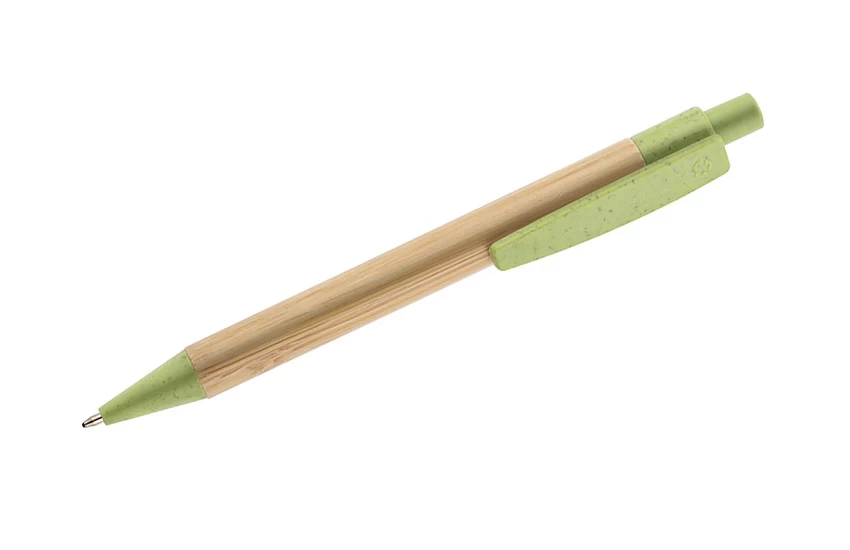 Bolígrafo de bambú BAMMO - verde claro