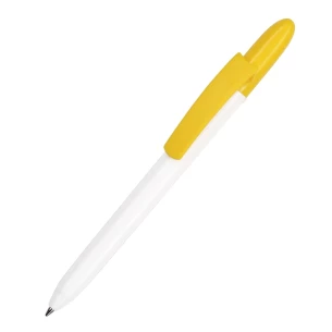 Rellenar Bolígrafo blanco - Amarillo