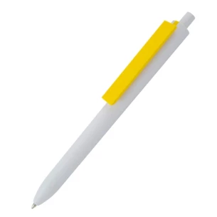 Bolígrafo Comet White - Amarillo