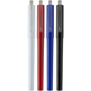 Bolígrafo de gel de plástico PET reciclado - Negro