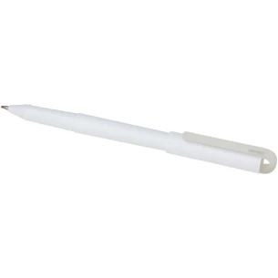 Bolígrafo de gel de plástico PET reciclado - Blanco