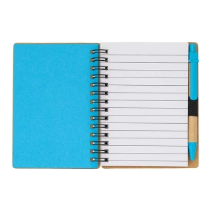 Cuaderno liso Smile - Azul