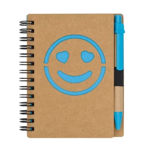 Cuaderno liso Smile - Azul