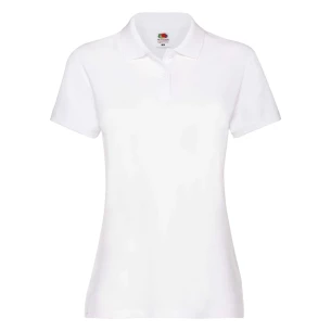 Polo de mujer Fruit Of The Loom Premium - Blanco