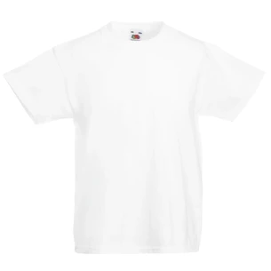 Camiseta infantil FOTL ValueWeight - Blanco