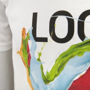 Camiseta infantil FOTL ValueWeight - Blanco