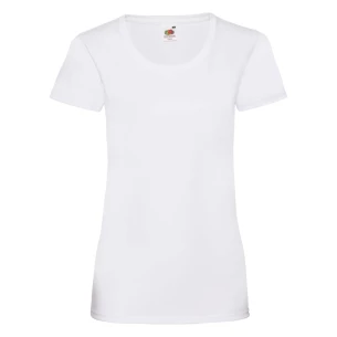 Camiseta FOTL Lady-Fit Valueweight - Blanco
