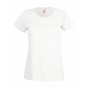 Camiseta FOTL Lady-Fit Valueweight - Blanco