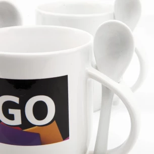 Taza con cuchara - Spoon FullColor