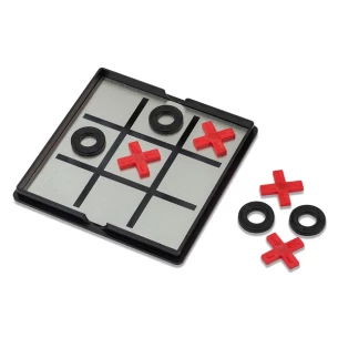 Juego de tres en raya magnético - Negro