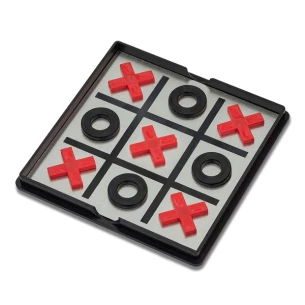 Juego de tres en raya magnético - Negro