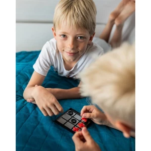 Juego de tres en raya magnético - Negro