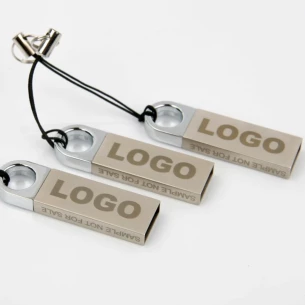 Pendrive Redondo 32Gb - Plata