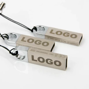 Pendrive Redondo 16Gb - Plata