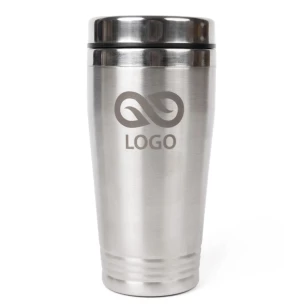 Prado 2 Taza de acero - Plata