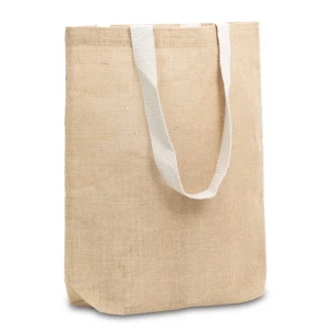 Bolsa de la compra de yute Jeco - Beige