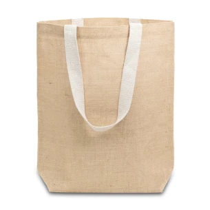 Bolsa de la compra de yute Jeco - Beige