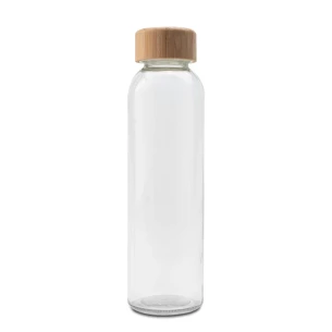 Botella de vidrio puro