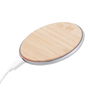 Cargador de inducción Top Bamboo - Marrón