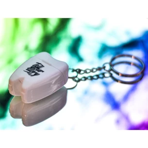 Toothy dental floss fob - Blanco