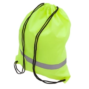 Bolsa de deporte con cinta reflectante - amarilla