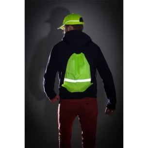 Bolsa de deporte con cinta reflectante - amarilla