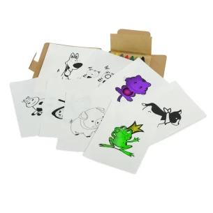 Set para colorear Happy - Marrón