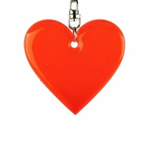 Llavero reflectante corazón
