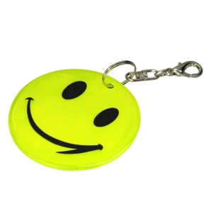 Llavero reflectante Smile - Amarillo