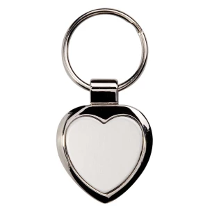 Llavero metálico Stout Heart - Plata
