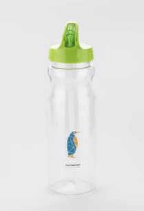 Botella con pajita TRANCE - verde brillante