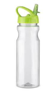 Botella con pajita TRANCE - verde brillante