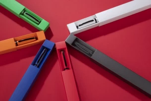 Bolígrafo RIO en estuche - Negro