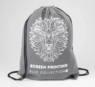 Bolsa con cordón VISI - Gris