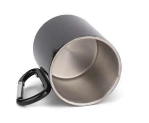 Taza CAMP con mosquetón - Negra