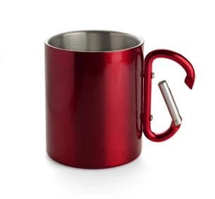 Taza CAMP con mosquetón - Roja