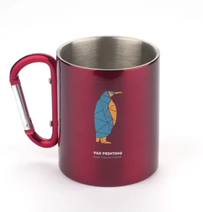 Taza CAMP con mosquetón - Roja