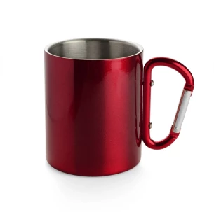 Taza CAMP con mosquetón - Roja
