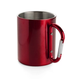 Taza CAMP con mosquetón - Roja