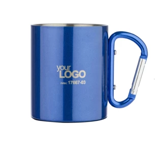 Taza CAMP con mosquetón - Azul