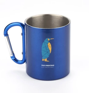 Taza CAMP con mosquetón - Azul