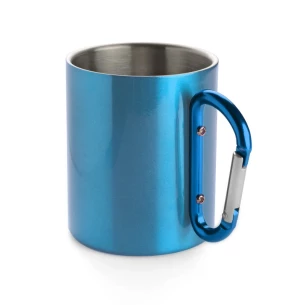 Taza CAMP con mosquetón - Azul