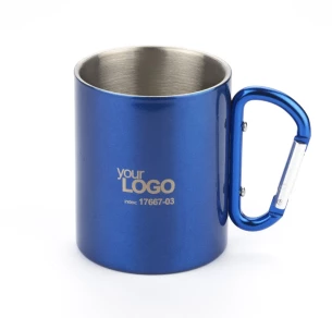 Taza CAMP con mosquetón - Azul