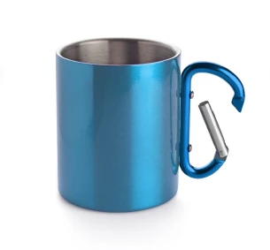 Taza CAMP con mosquetón - Azul