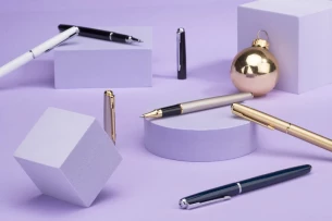 GLOW GOLD biros - Champán