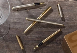 GLOW GOLD biros - Champán