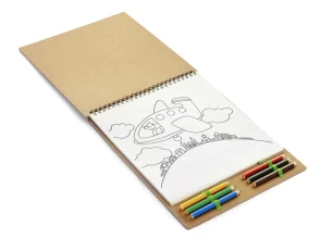 MALOVI Libro para colorear con cuaderno - Natural